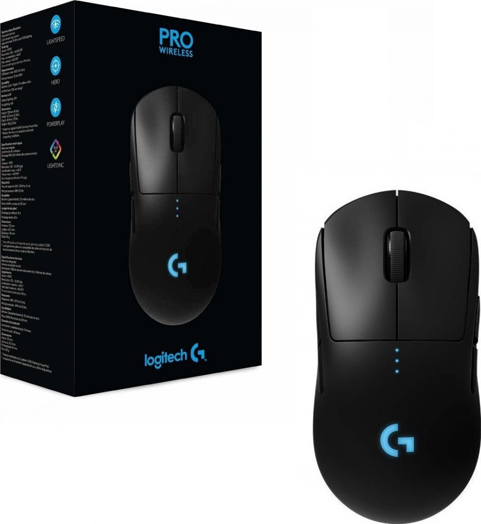 Logitech Pro Wireless Gaming mouse Black Logitech Pro Wireless Gaming mouse Black
