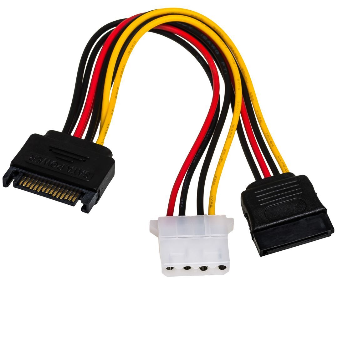 Akyga AK-CA-32 SATA /MOLEX &aacute;talak&iacute;t&oacute; Y k&aacute;bel