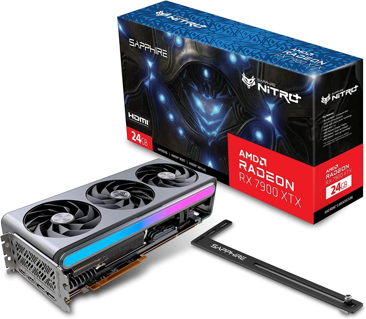 Sapphire Radeon RX7900 XTX 24GB DDR6 Nitro+ Gaming OC VAPOR-X Sapphire Radeon RX7900 XTX 24GB DDR6 Nitro+ Gaming OC VAPOR-X