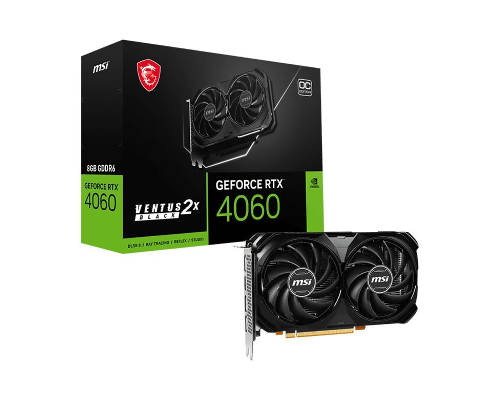 Msi RTX4060 VENTUS 2X BLACK 8G OC Msi RTX4060 VENTUS 2X BLACK 8G OC