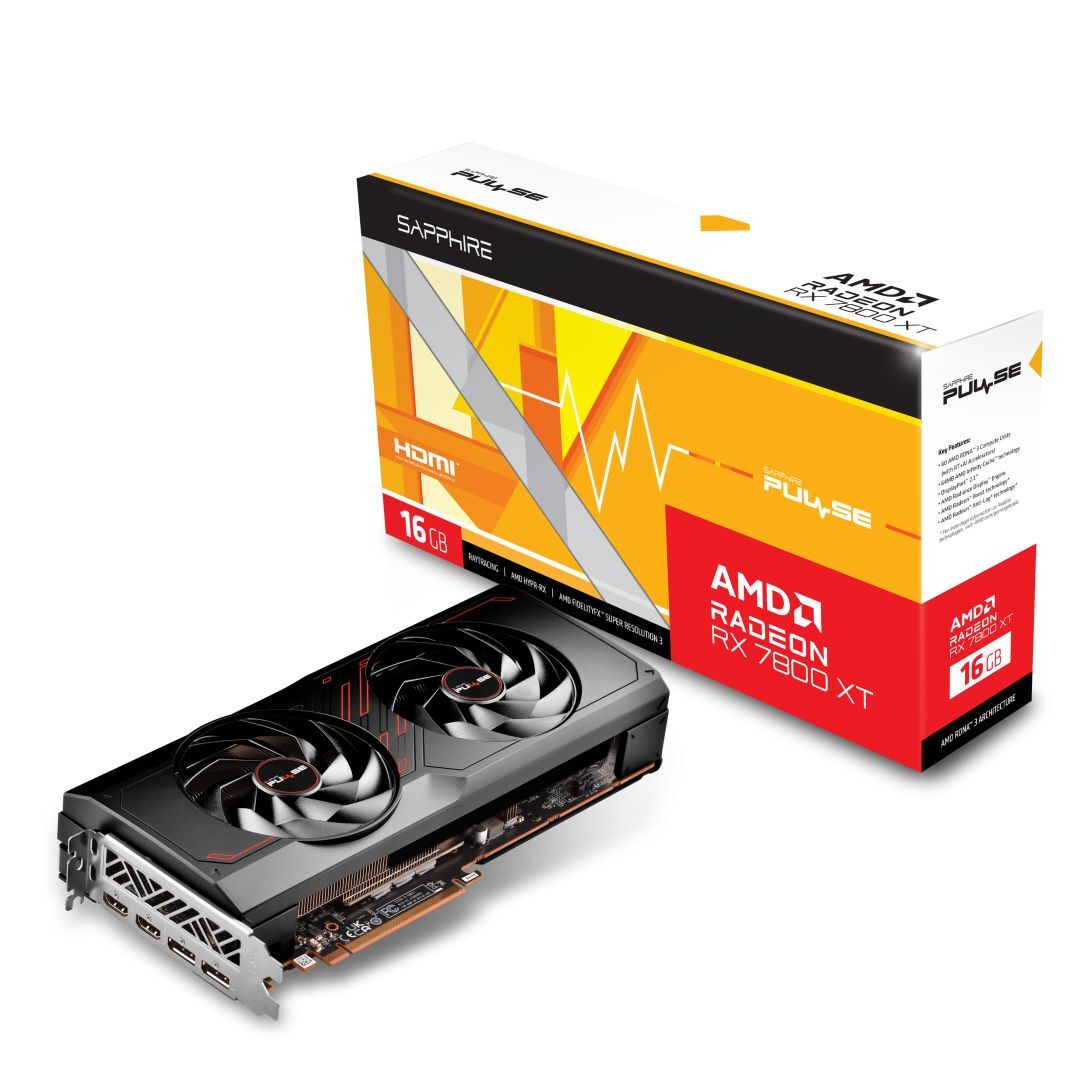 Sapphire Radeon RX7800 XT 16GB DDR6 Pulse Sapphire Radeon RX7800 XT 16GB DDR6 Pulse