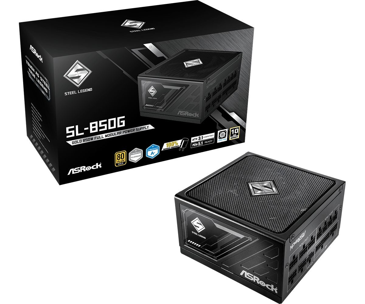 ASRock 850W 80+ Gold Steel Legend SL-850G ASRock 850W 80+ Gold Steel Legend SL-850G