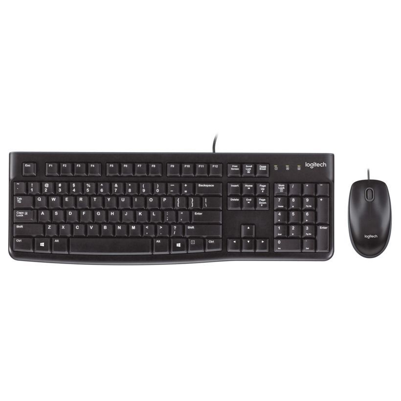 Logitech MK120 USB Keyboard + Mouse Black DE Logitech MK120 USB Keyboard + Mouse Black DE