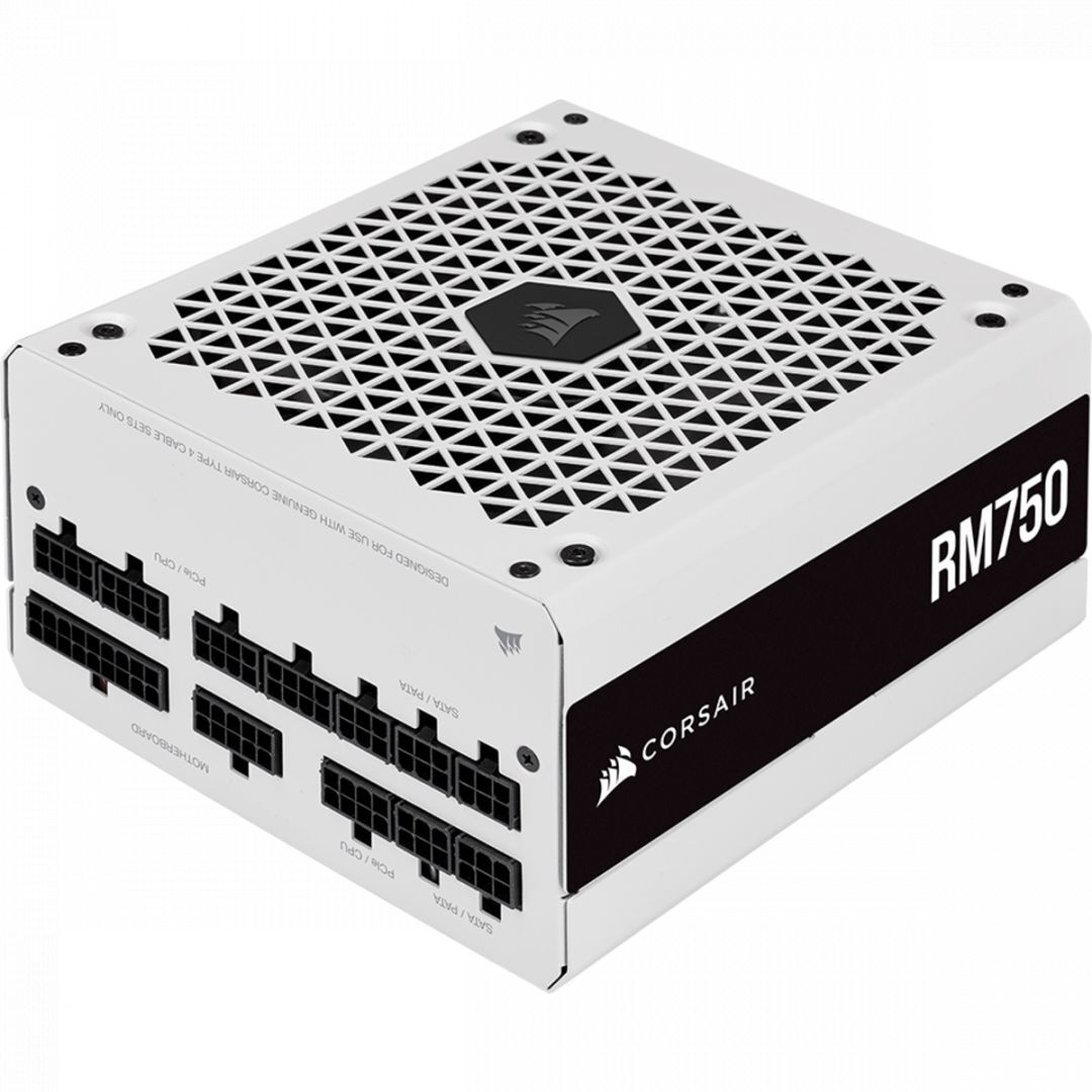 Corsair 750W 80+ Gold RM750 (2021) White Corsair 750W 80+ Gold RM750 (2021) White
